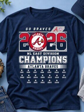 Braves NL East Division Champs 2026 Shirt